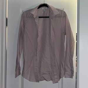 Calvin Klein pink striped small dress shirt, great quality! Just needs ironing